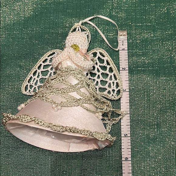 Elegant Crochet Angel Figurines Set of 3 - Picture 9 of 10